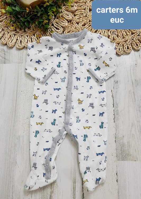 waffle dog pajamas carters