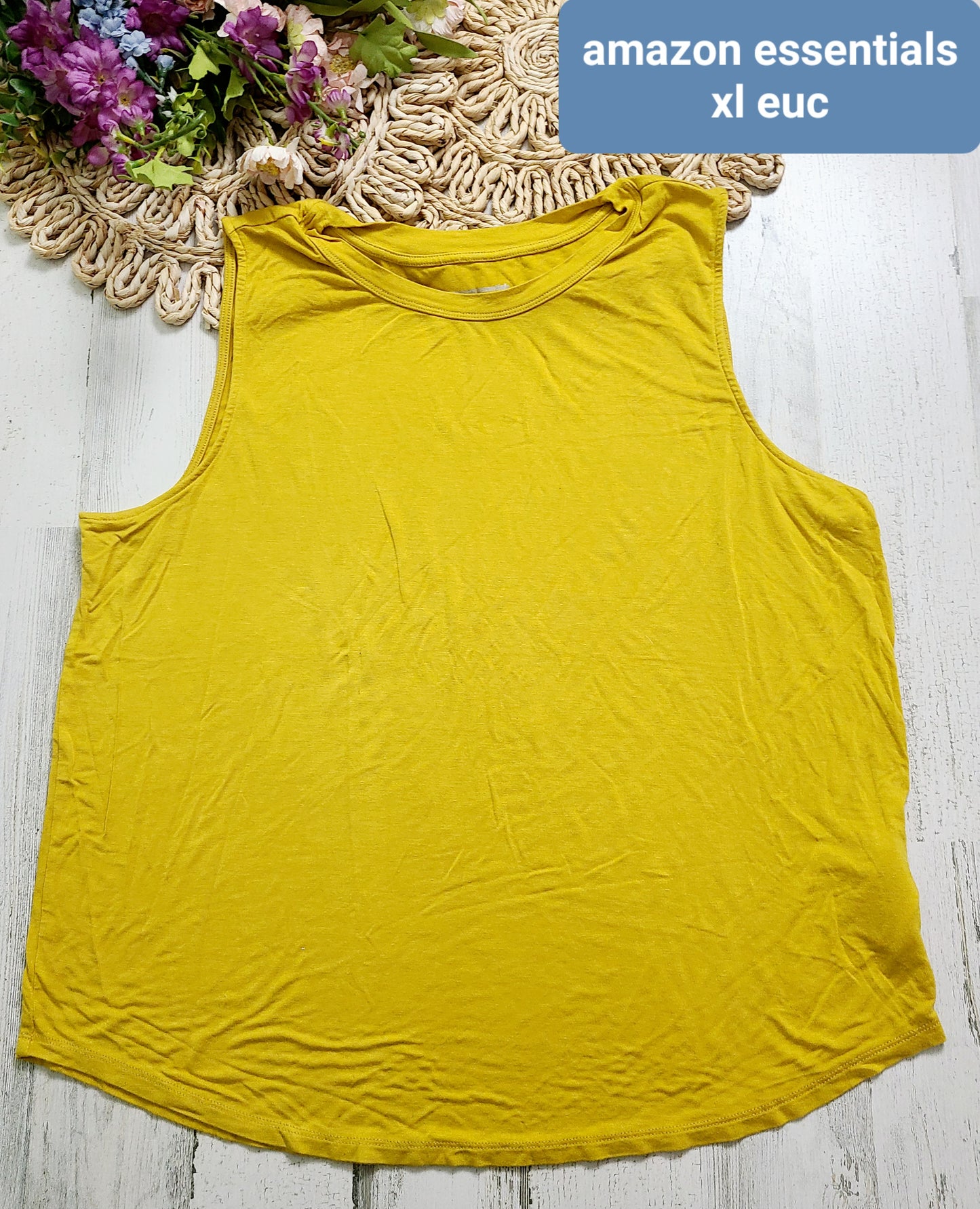 amazon essentials mustard tank