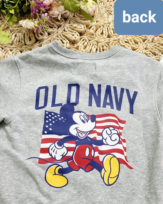 mickey crewneck old navy 4t