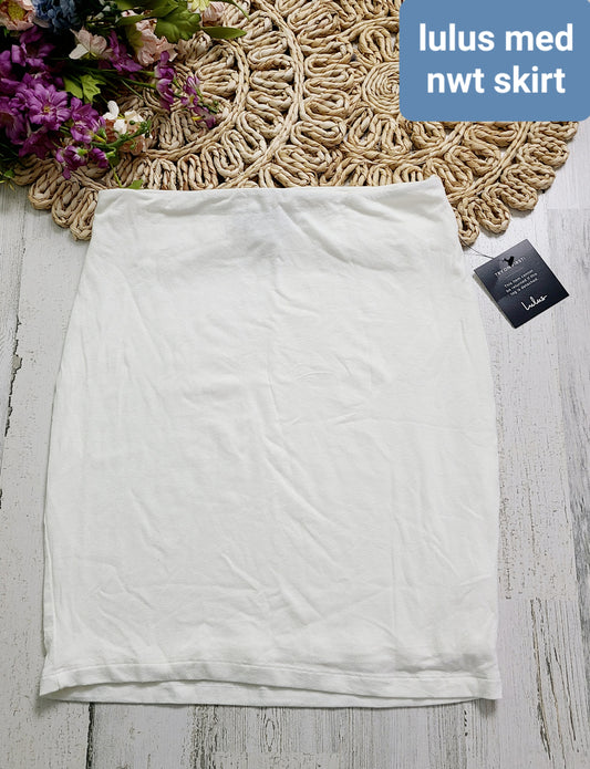 new lulus skirt white
