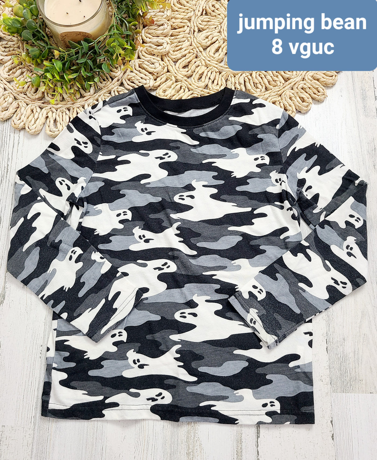 camo ghost jumping bean 8y