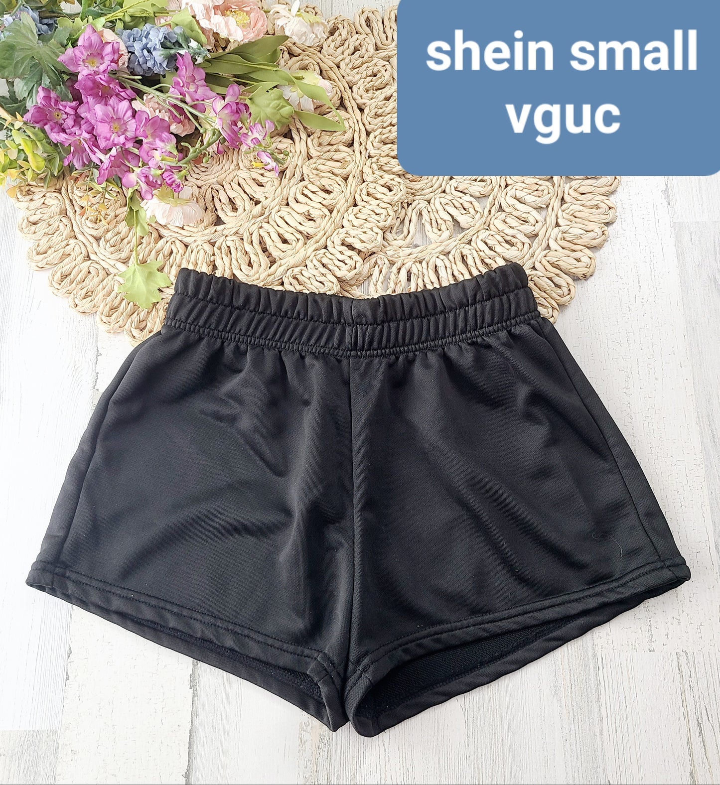 shein black shorts