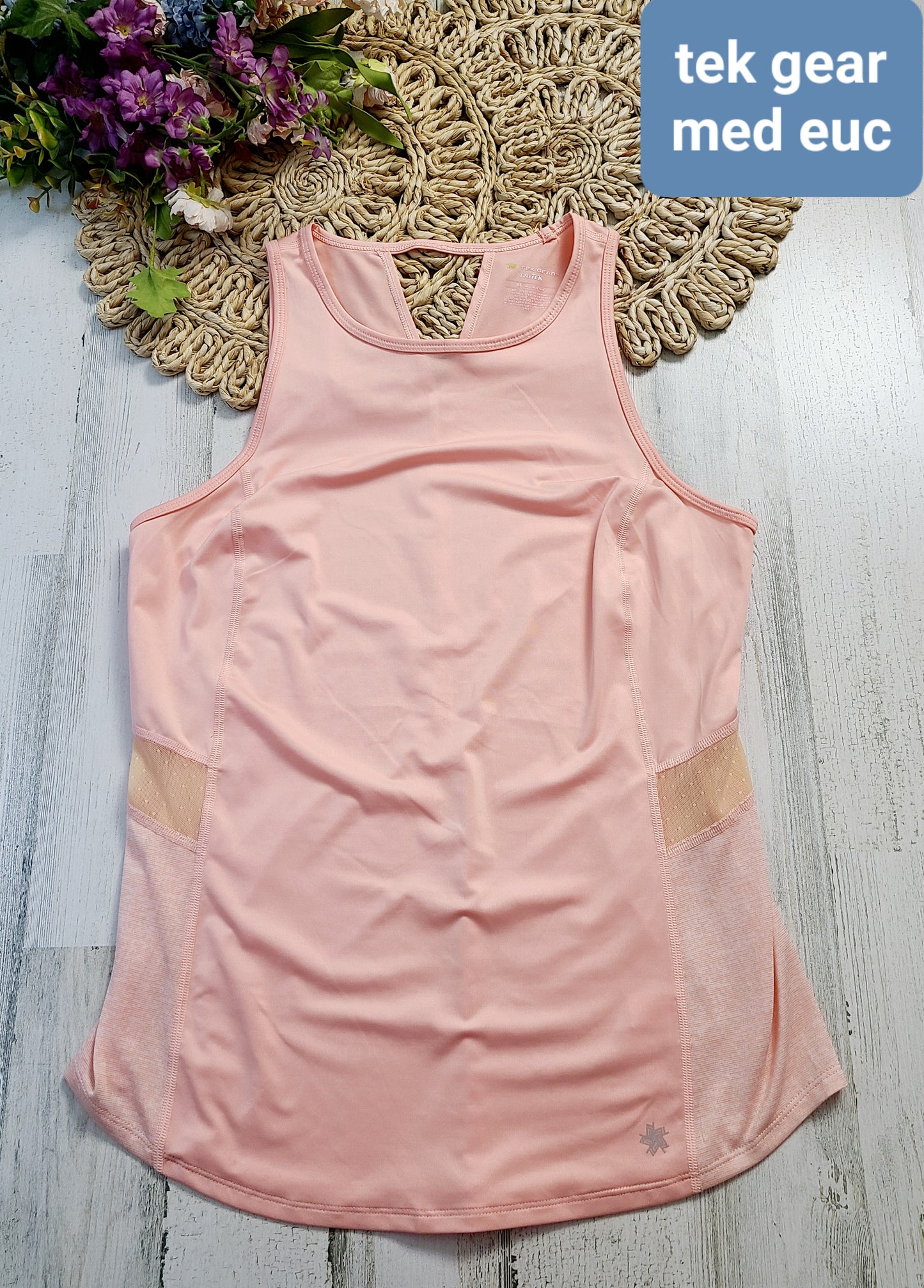 medium tech gear pink tank