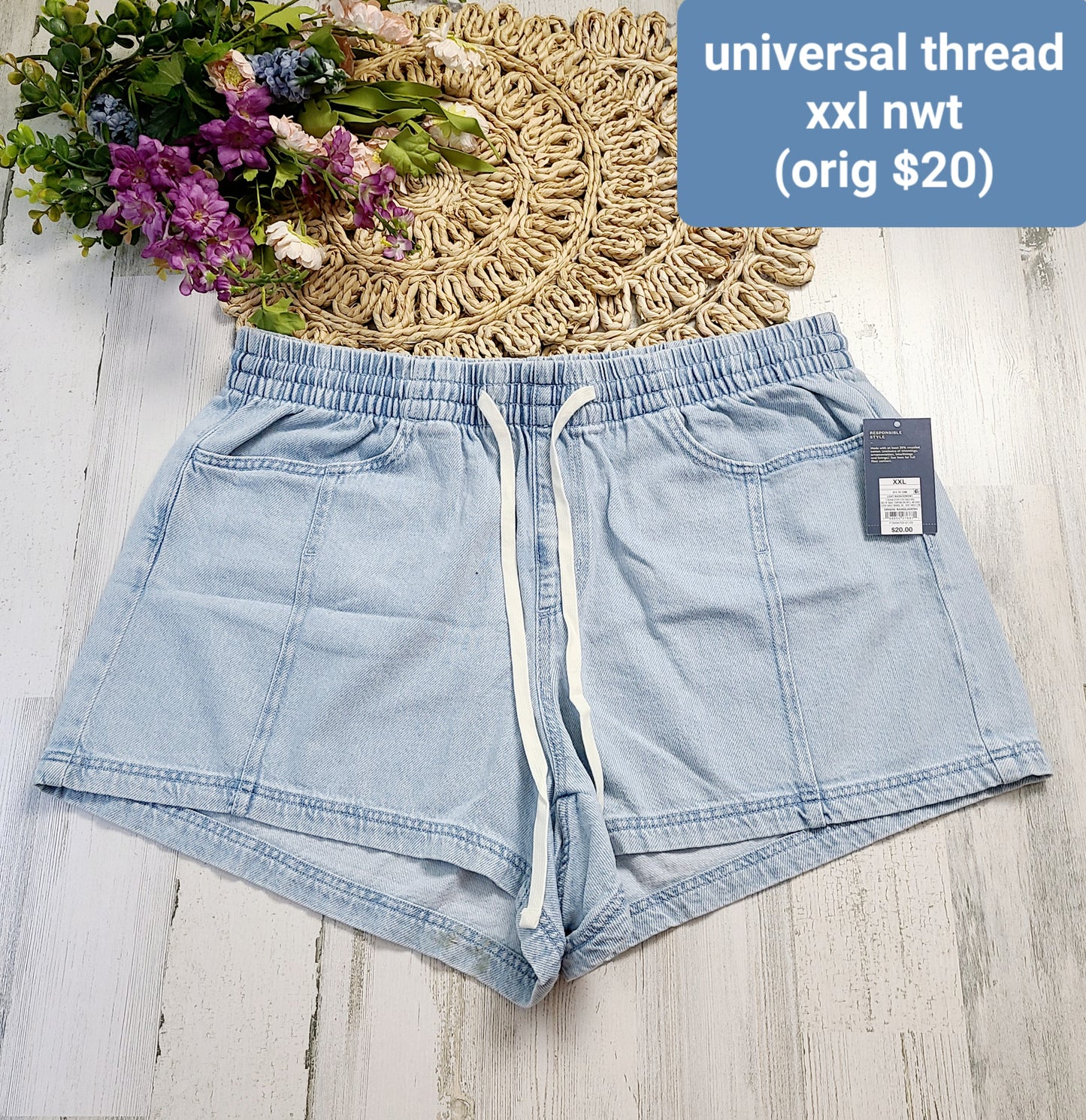 universal thread new drawstring shorts