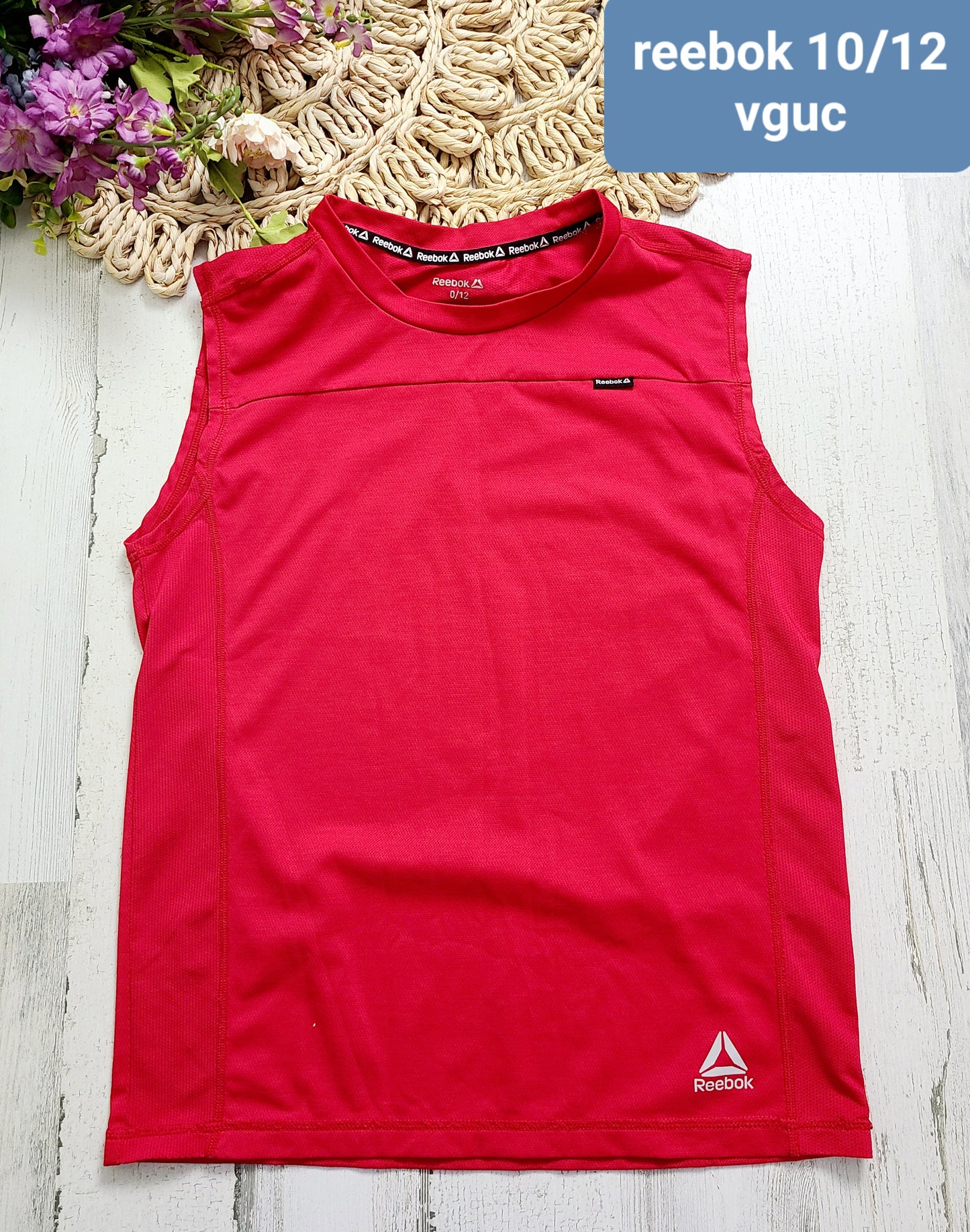 red tank reebok boys
