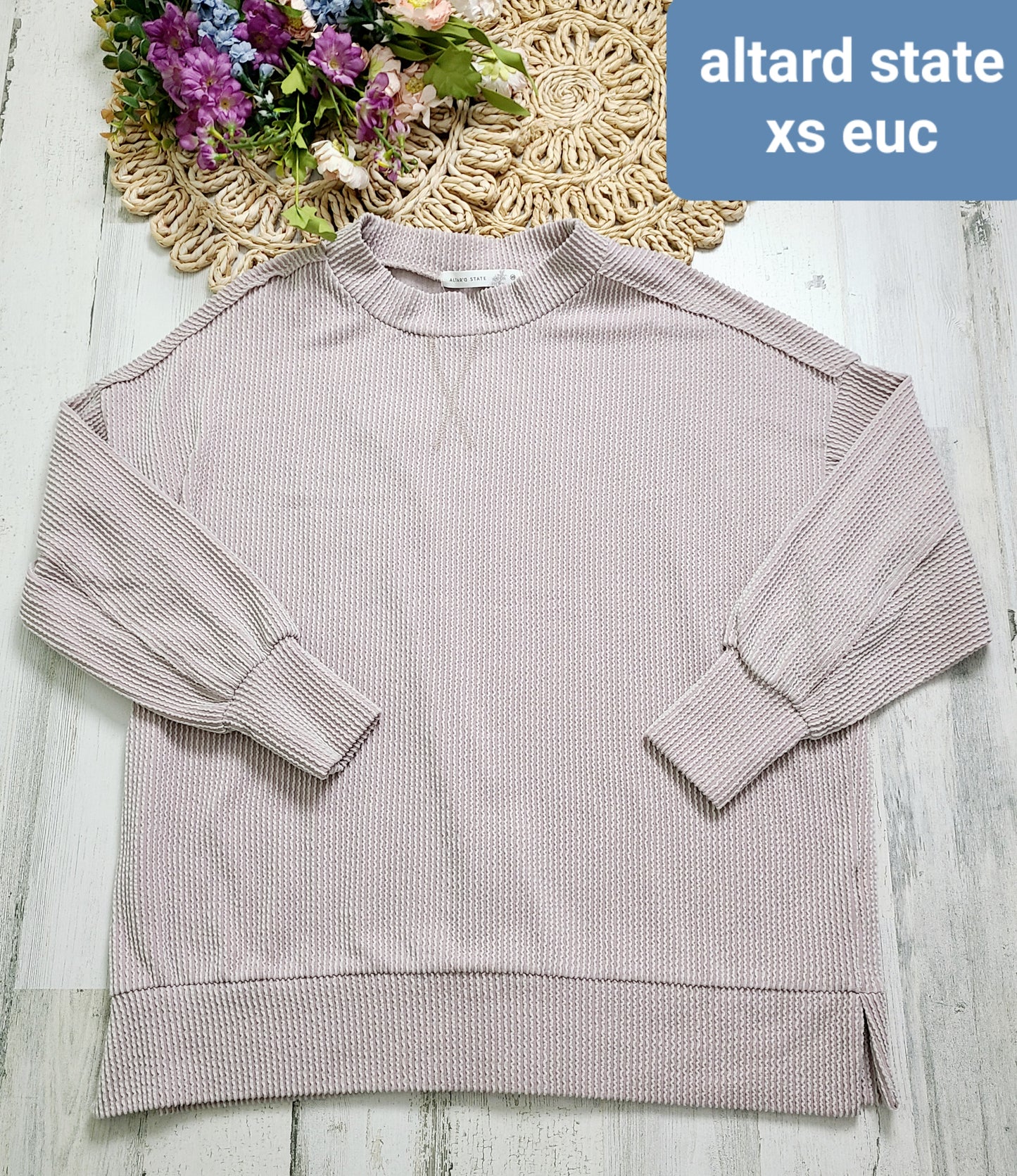 altard state textured long sleeve