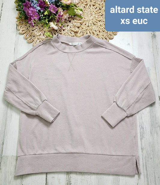 altard state textured long sleeve