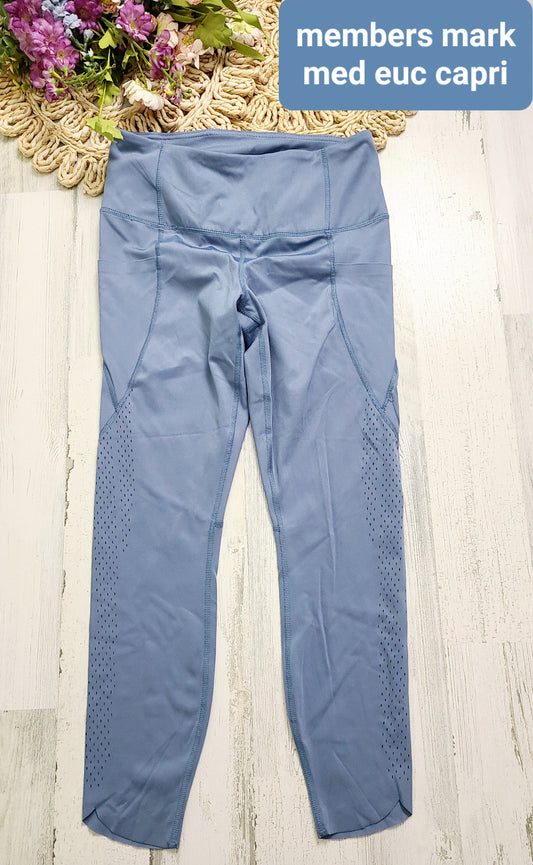 light blue members mark capris