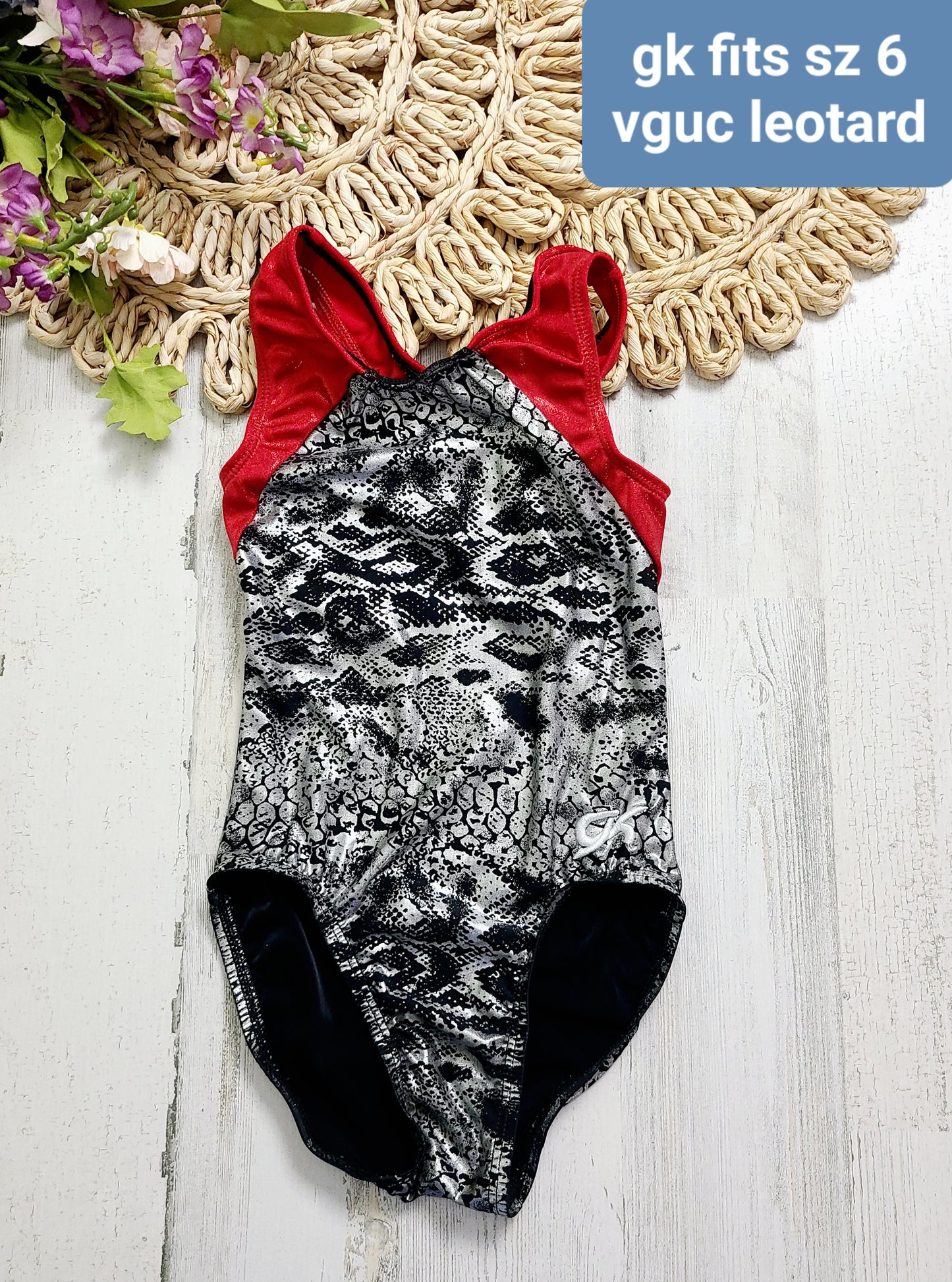 black red leotard
