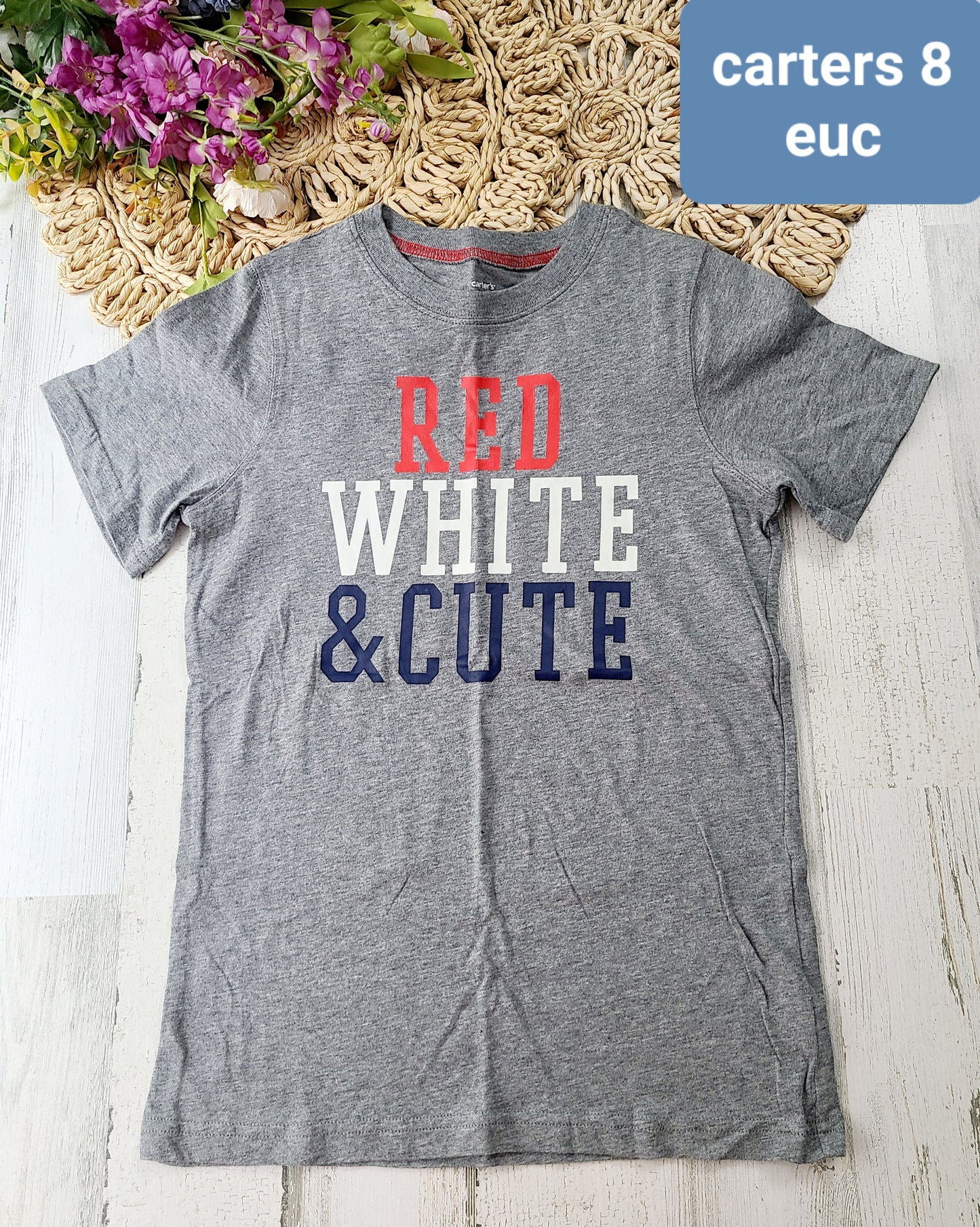 red white cute