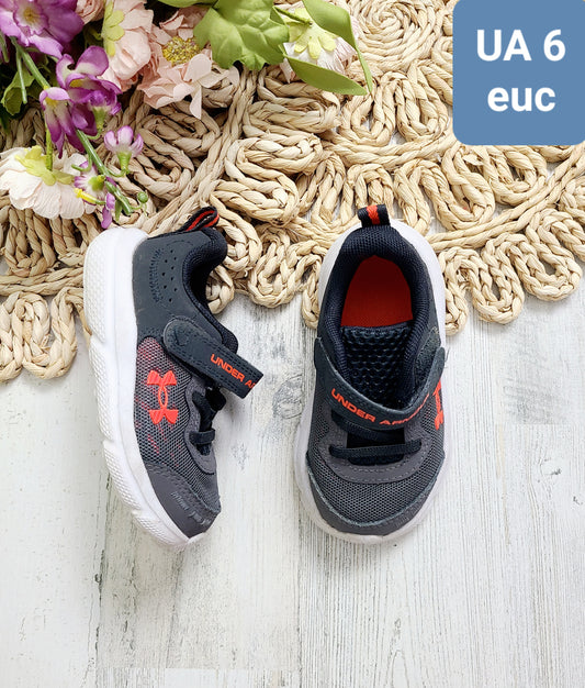 ua charcoal gray sneakers