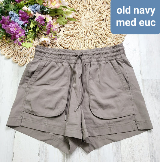 taupe drawstring shorts old navy