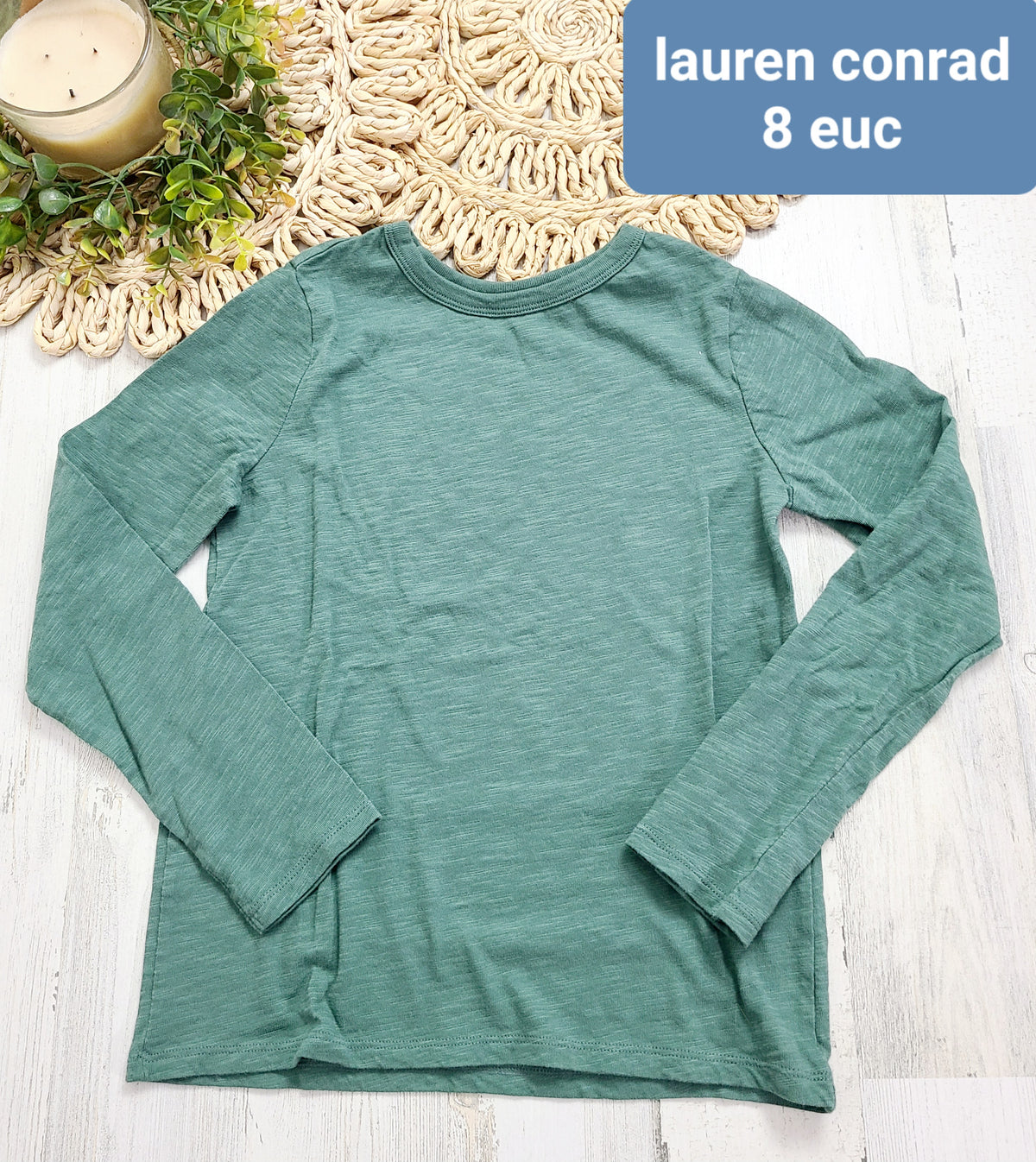 lauren conrad green long sleeve boys