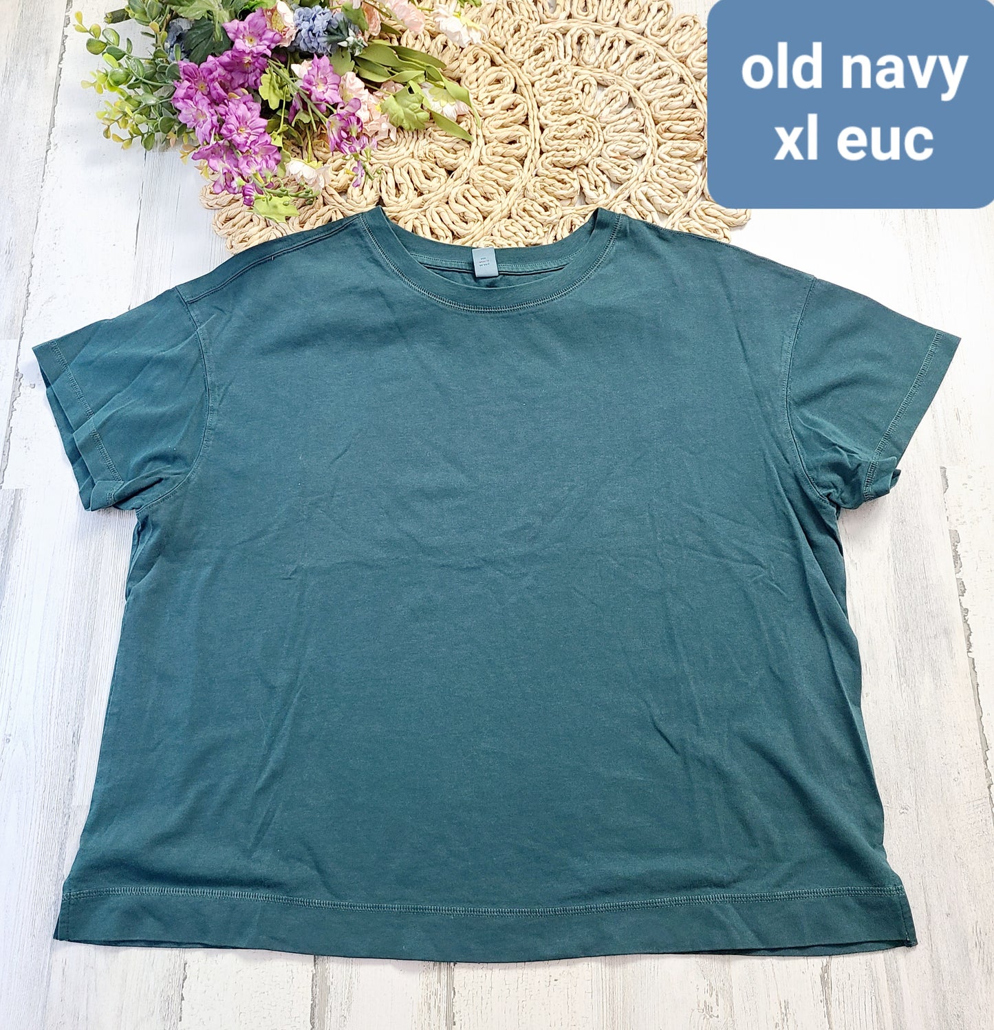 teal tee old navy