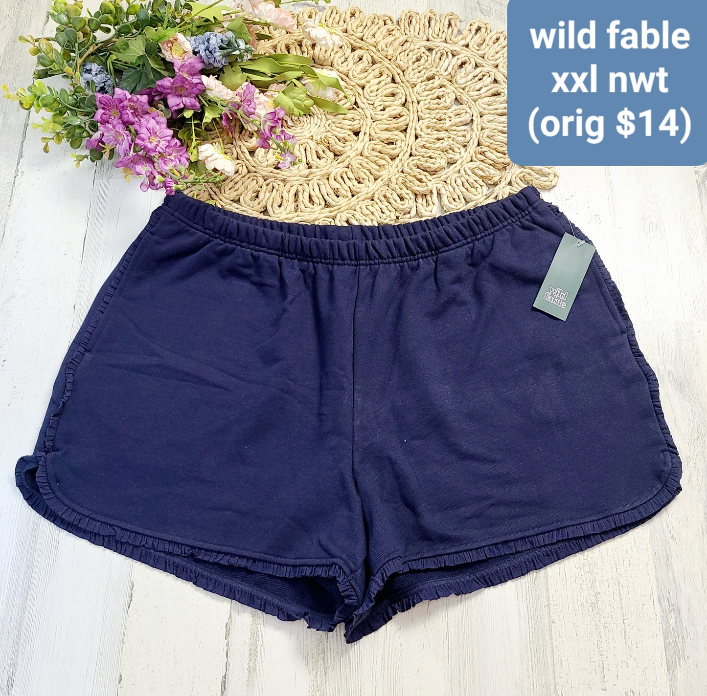 wild fable navy shorts xxl