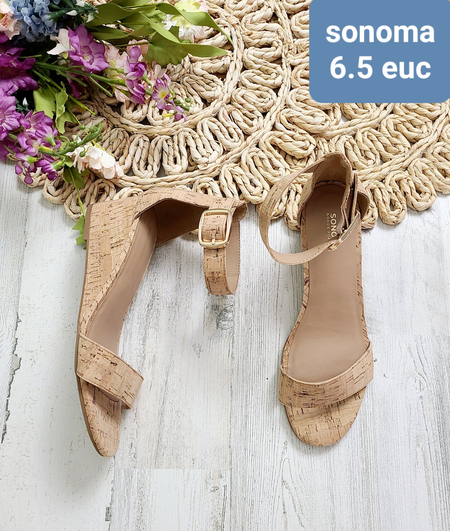 sonoma wedges cork style