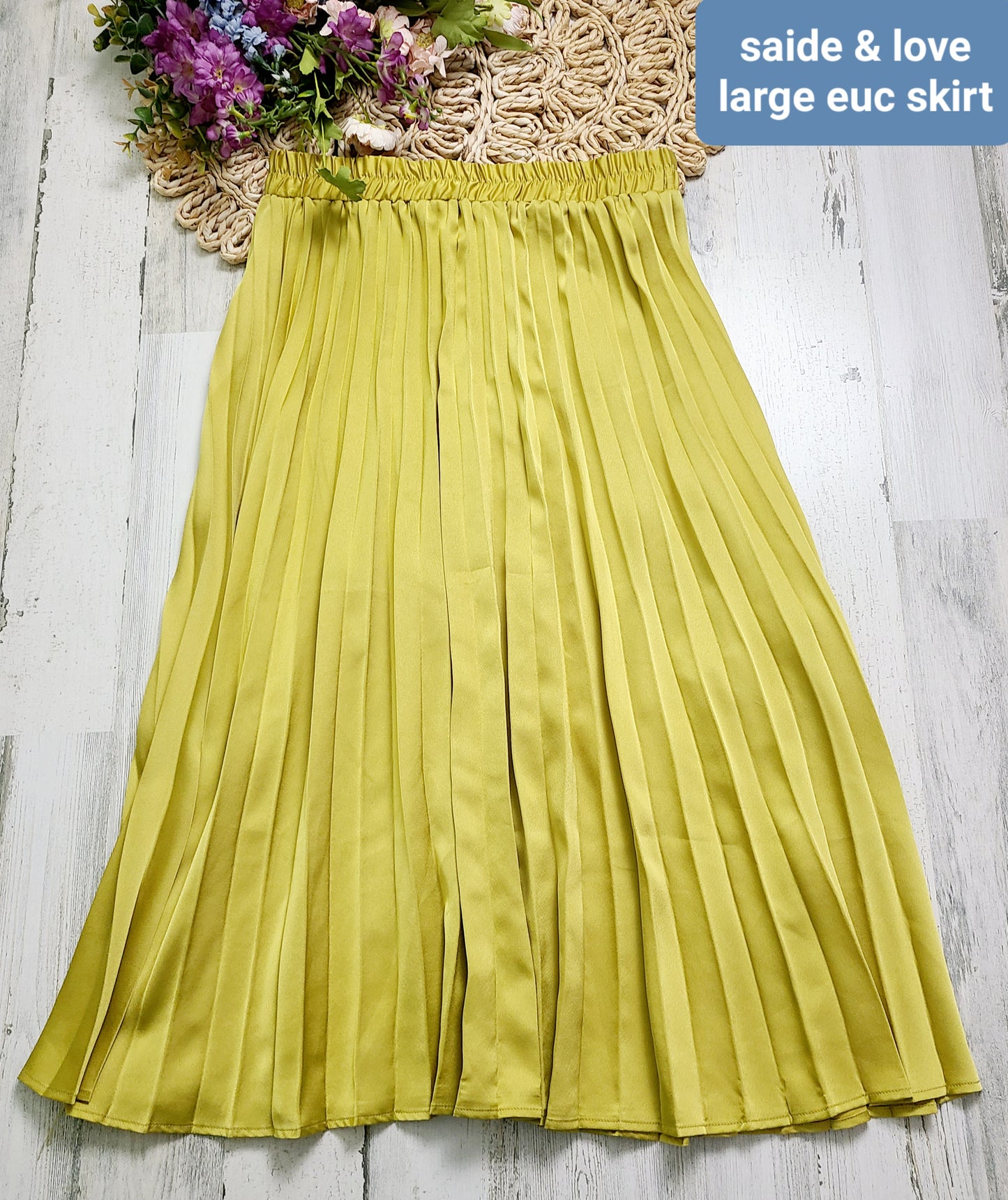 dark yellow skirt sadie & love
