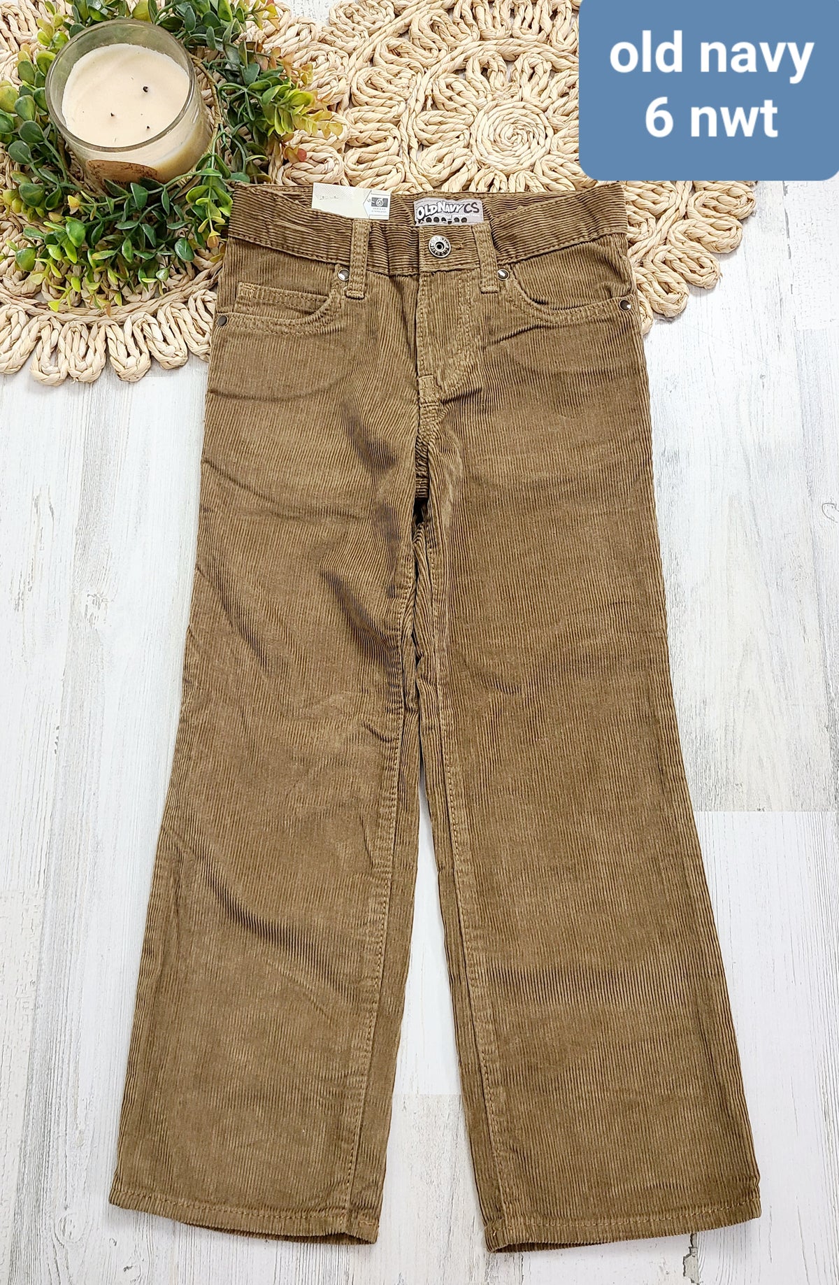 khaki corduroy old navy new