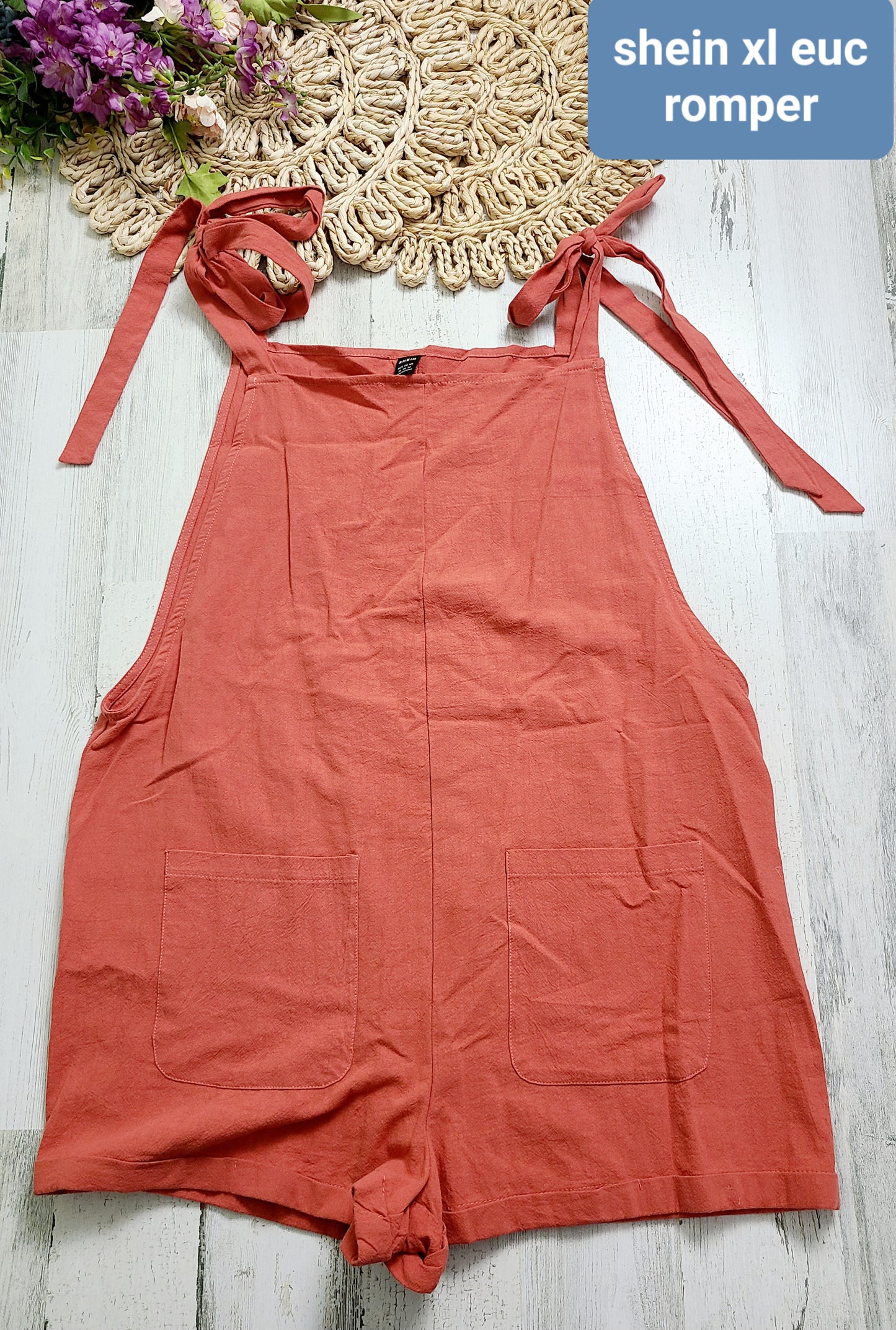 shein overall shorts xl