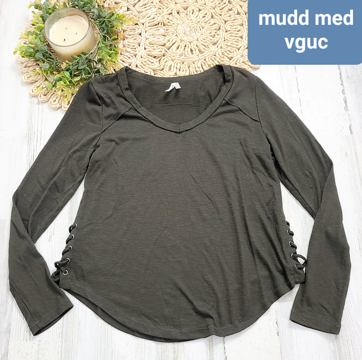 green mudd long sleeve